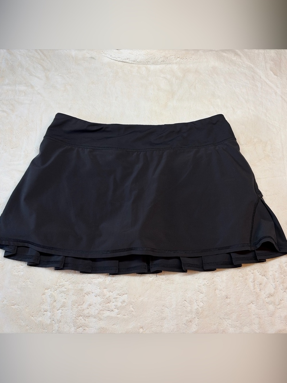 Lululemon Pace Setter Skort With Liner Black Women’s Sz 8